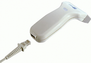 фото Ручной одномерный сканер штрих-кода CipherLab 1021 KBW Cipher