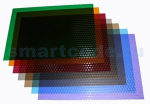 Обложки прозрачные пластиковые A4 0,18 мм, Кубик, красные