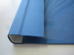 фото C-Bind Мягкие обложки А4 Softclear A 10 мм синие текстура лен